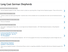 Tablet Screenshot of longcoatgermanshepherds.blogspot.com