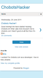 Mobile Screenshot of chobotshacker.blogspot.com