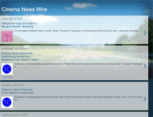Tablet Screenshot of cinemanewswire.blogspot.com