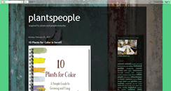 Desktop Screenshot of plantspeople.blogspot.com