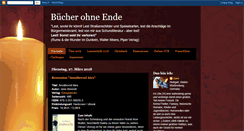 Desktop Screenshot of buecherohneende.blogspot.com