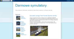 Desktop Screenshot of darmowesymulatory.blogspot.com