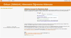 Desktop Screenshot of gokturkce.blogspot.com