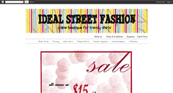 Desktop Screenshot of idealstreetfashion.blogspot.com