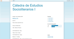 Desktop Screenshot of estudiossocioliterarios.blogspot.com
