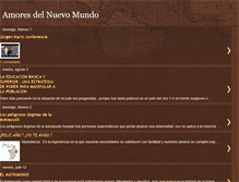 Tablet Screenshot of amoresdelnuevomundo.blogspot.com