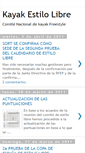 Mobile Screenshot of kayakestilolibre.blogspot.com