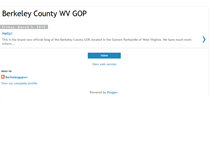 Tablet Screenshot of berkeleycountygop.blogspot.com