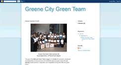 Desktop Screenshot of greenecitygreenteam.blogspot.com