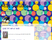 Tablet Screenshot of misssprinklescincy.blogspot.com