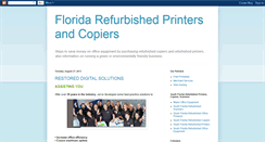 Desktop Screenshot of floridarefurbishedprinter.blogspot.com