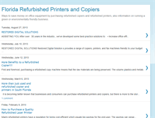 Tablet Screenshot of floridarefurbishedprinter.blogspot.com