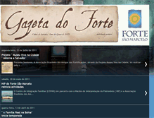 Tablet Screenshot of gazetadoforte.blogspot.com