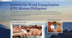 Desktop Screenshot of icpephilippines.blogspot.com