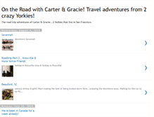 Tablet Screenshot of ontheroadwithcarterandgracie.blogspot.com