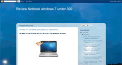 Desktop Screenshot of 10-1-inch-netbook-windows-7-under-300.blogspot.com