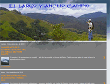 Tablet Screenshot of largoyanchocamino.blogspot.com