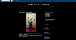 Desktop Screenshot of animacionydiversion.blogspot.com