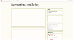Desktop Screenshot of beregeningsinstallaties.blogspot.com