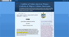 Desktop Screenshot of coalitionofcubanamericanwomen.blogspot.com