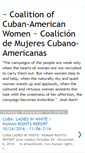 Mobile Screenshot of coalitionofcubanamericanwomen.blogspot.com