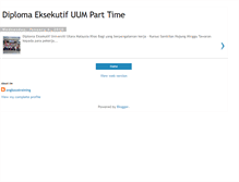 Tablet Screenshot of diplomaeksekutif.blogspot.com
