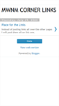 Mobile Screenshot of mwnmcorner2masanime.blogspot.com