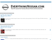 Tablet Screenshot of everythingnissan.blogspot.com