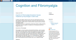 Desktop Screenshot of cognition-fibromyalgia.blogspot.com