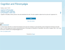 Tablet Screenshot of cognition-fibromyalgia.blogspot.com