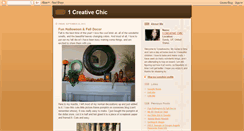 Desktop Screenshot of 1creativechic.blogspot.com