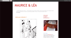 Desktop Screenshot of maurice-et-lea.blogspot.com