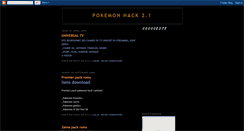 Desktop Screenshot of hackv2pokemon.blogspot.com