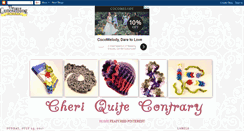 Desktop Screenshot of cheriquitecontrary.blogspot.com