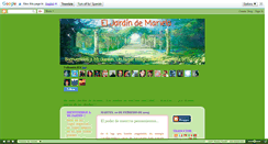 Desktop Screenshot of eljardindemariela.blogspot.com