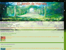 Tablet Screenshot of eljardindemariela.blogspot.com