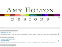 Tablet Screenshot of amyholtondesigns.blogspot.com