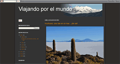 Desktop Screenshot of jordiviajandoporelmundo.blogspot.com