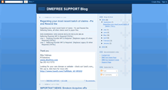 Desktop Screenshot of dmefreesupport.blogspot.com