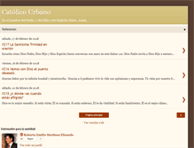 Tablet Screenshot of catolicourbano.blogspot.com