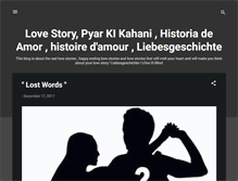 Tablet Screenshot of lovestorypyar.blogspot.com