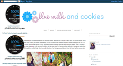 Desktop Screenshot of bluemilkandcookies.blogspot.com