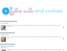 Tablet Screenshot of bluemilkandcookies.blogspot.com