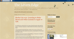 Desktop Screenshot of leversedge.blogspot.com