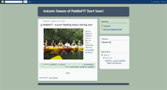 Desktop Screenshot of paddlefit1.blogspot.com