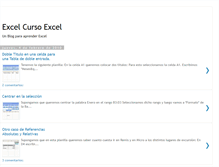 Tablet Screenshot of excelcursoexcel.blogspot.com