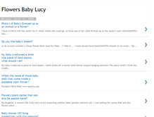 Tablet Screenshot of lucy-flowers-baby.blogspot.com