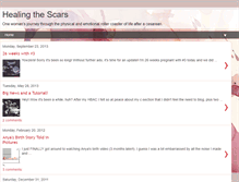 Tablet Screenshot of healingcesareanscars.blogspot.com