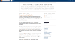 Desktop Screenshot of darthweaselmoviereviews.blogspot.com