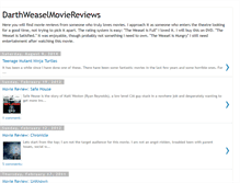 Tablet Screenshot of darthweaselmoviereviews.blogspot.com